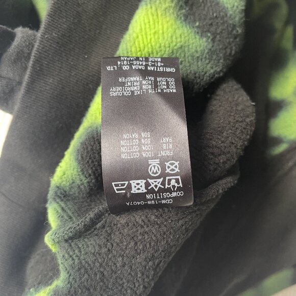 Christian Dada Black and Green Overdyeing Sweatshirt - Picture 9 of 9